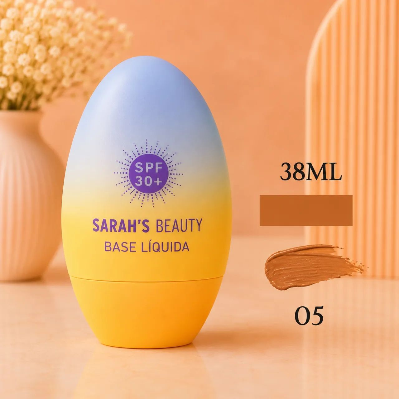 Base Líquida Sarah?s Beauty SPF 30+ - Cobertura Natural - Foto 2