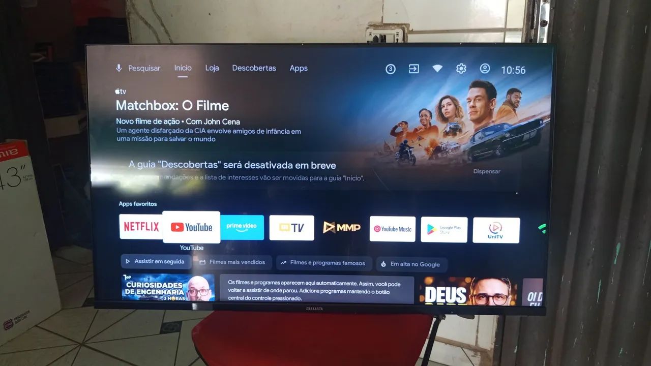 Tv smart Aiwa 43 polegadas na caixa.  - Foto 3