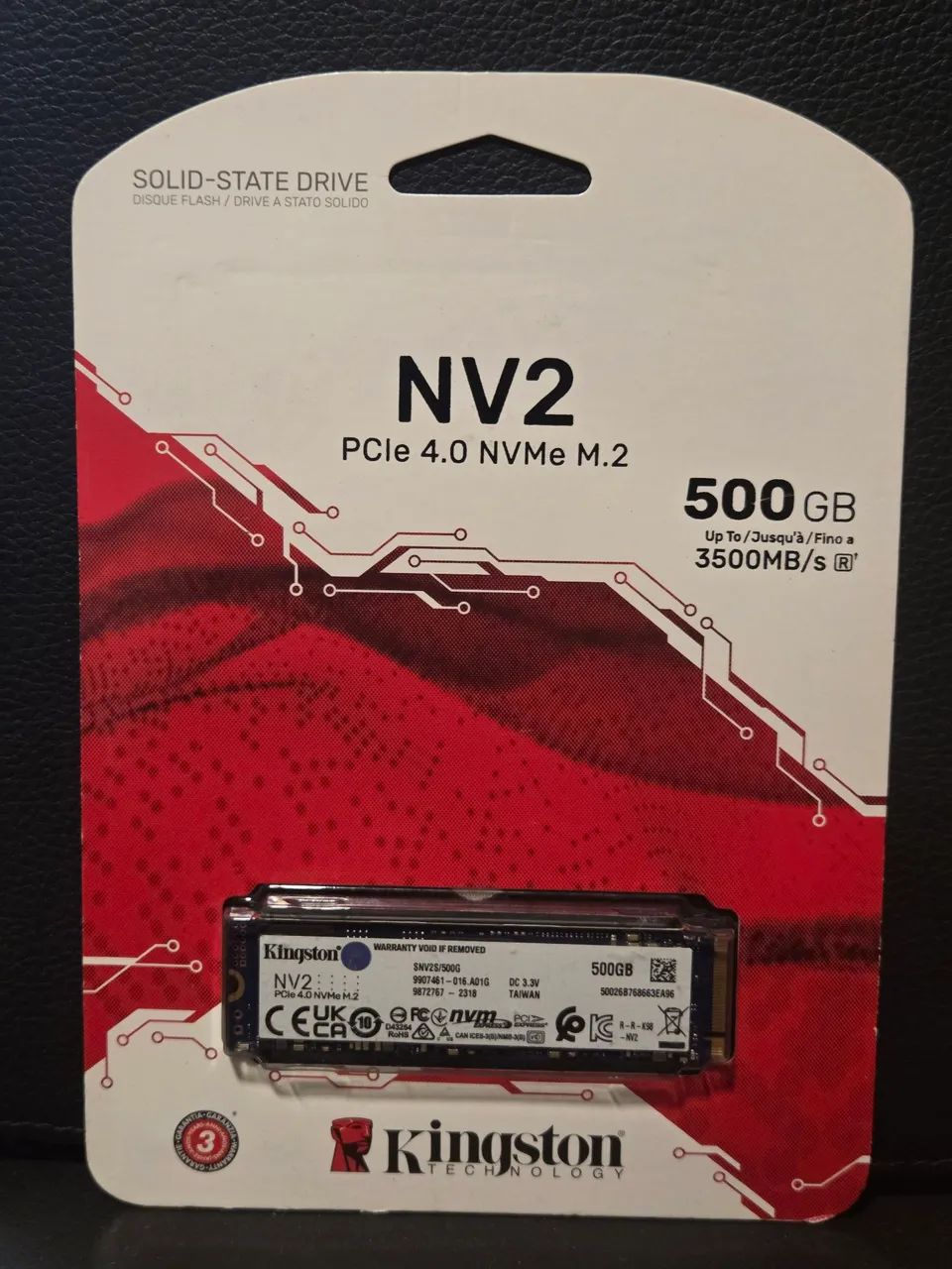 Nvme NV2 kingston 500gb