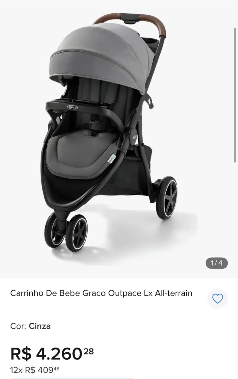 Carrinho de bebe graco  - Foto 5