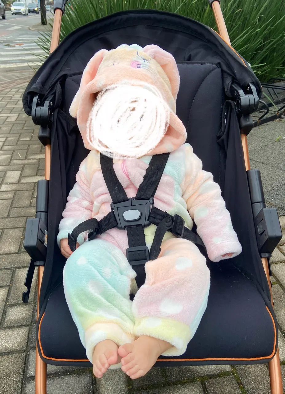 Carrinho de bebê com bebê conforto - Foto 5