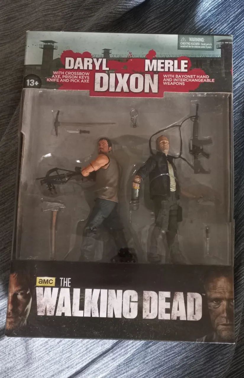 Daryl e Merle Dixon The Walking Dead Mcfarlane Toys lacrado