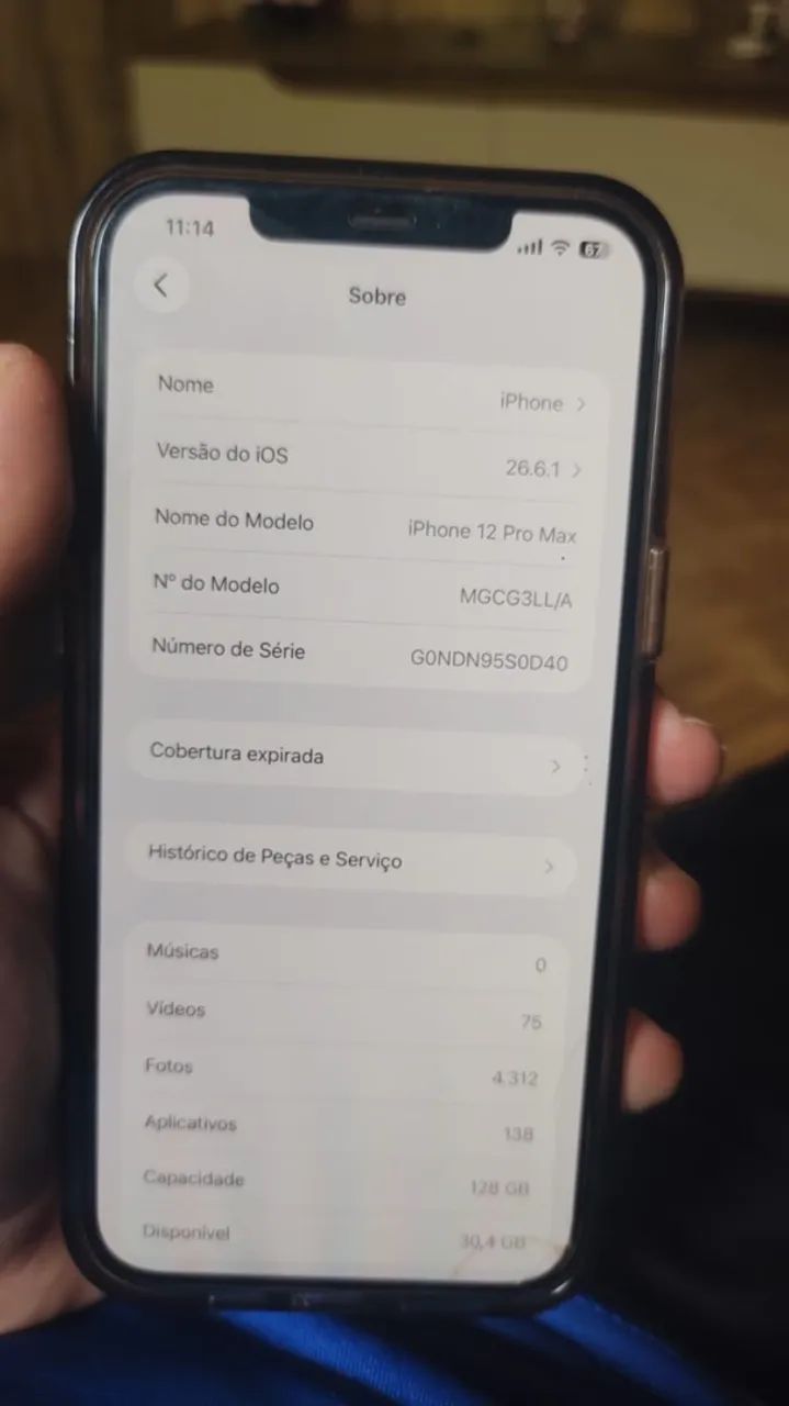 iPhone 12 Pro Max 128GB branco  - Foto 2