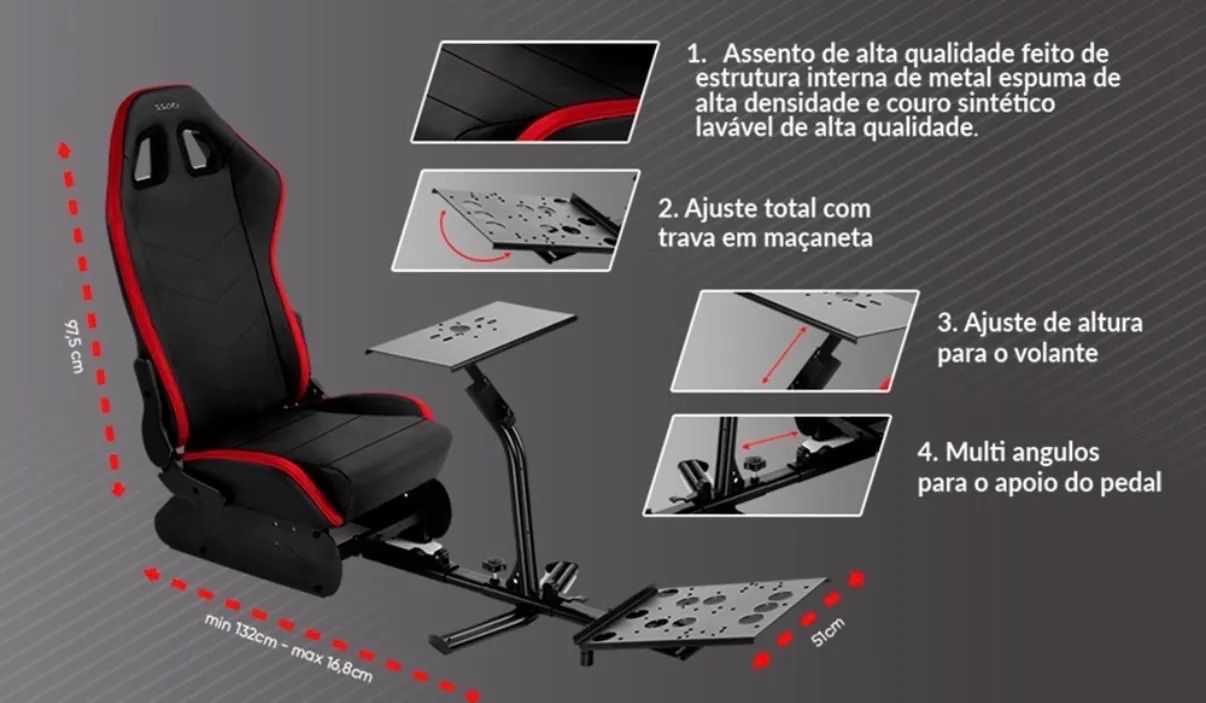 COCKPIT GAMER DAZZ - Foto 3