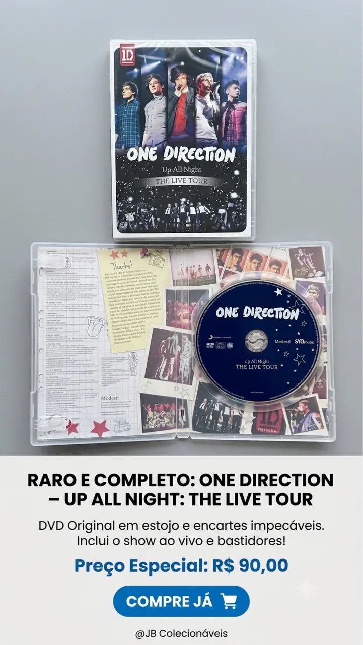 CD E DVD ONE DIRECTION - Originais  - Foto 2