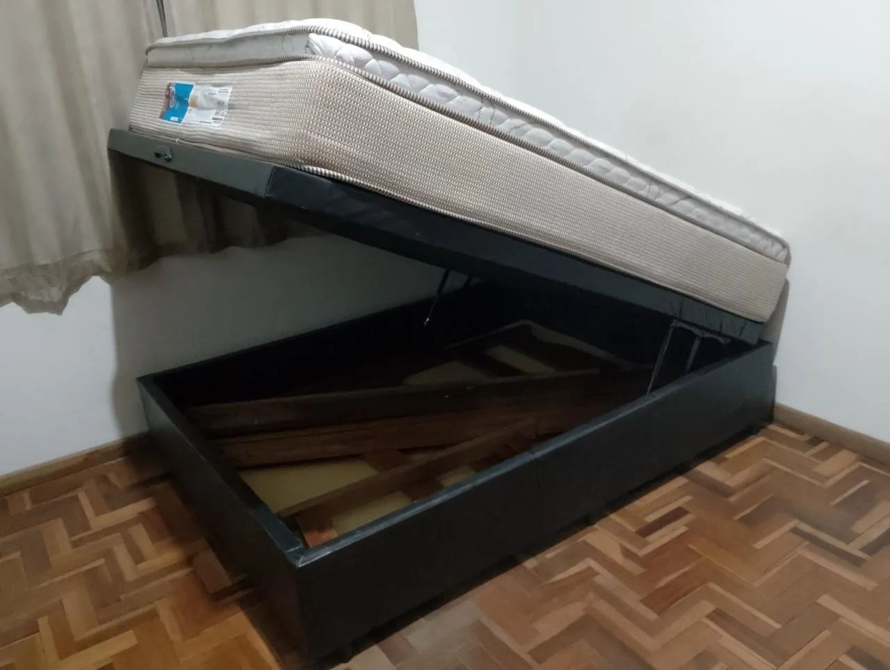 CAMA BOX BAÚ COM COLCHÃO Luckspuma Platinum  - Foto 2