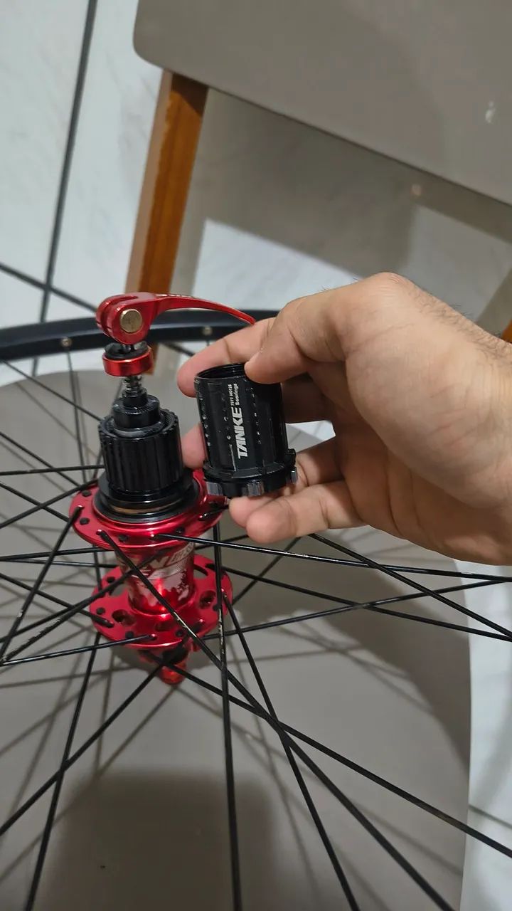 Roda Cubo Tanke Th390 e Aro Extreme e raios inox - Foto 3