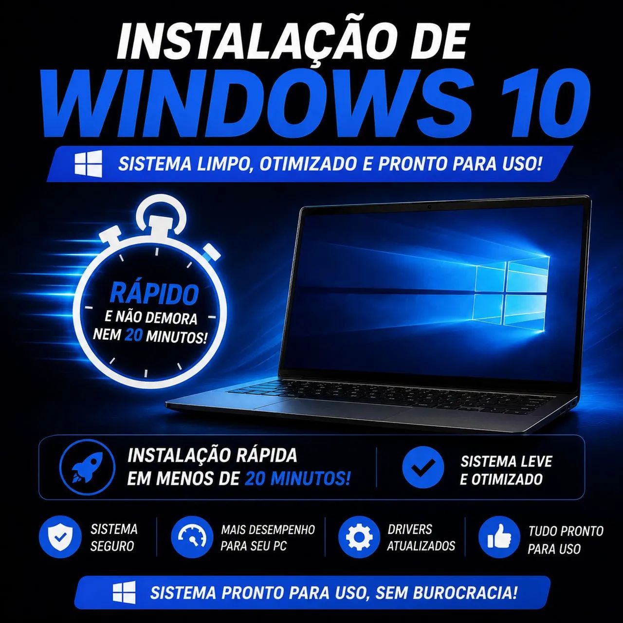 FORMATAÇÃO DE COMPUTADOR A DOMICÍLIO  - Foto 2
