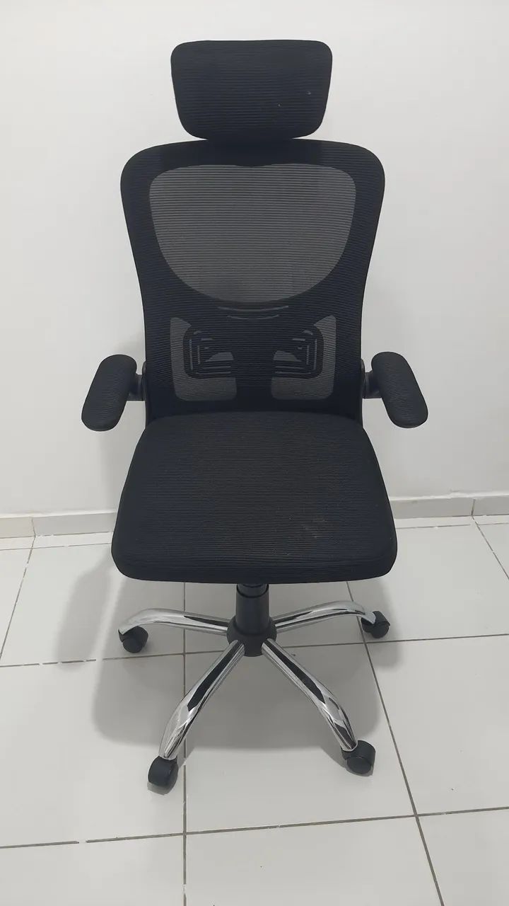 Excelente Cadeira Presidente Escritório Giratória Oslo Encosto Reclinável - Bianchini - Foto 2