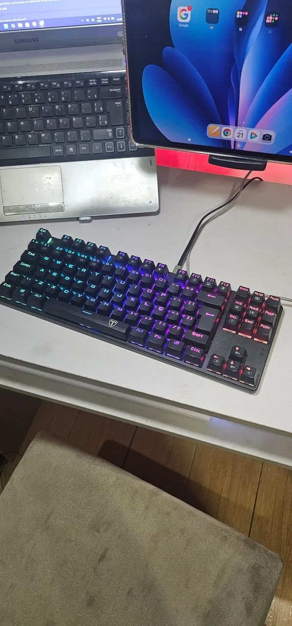 Teclado mecânico t-bora danger - Foto 3