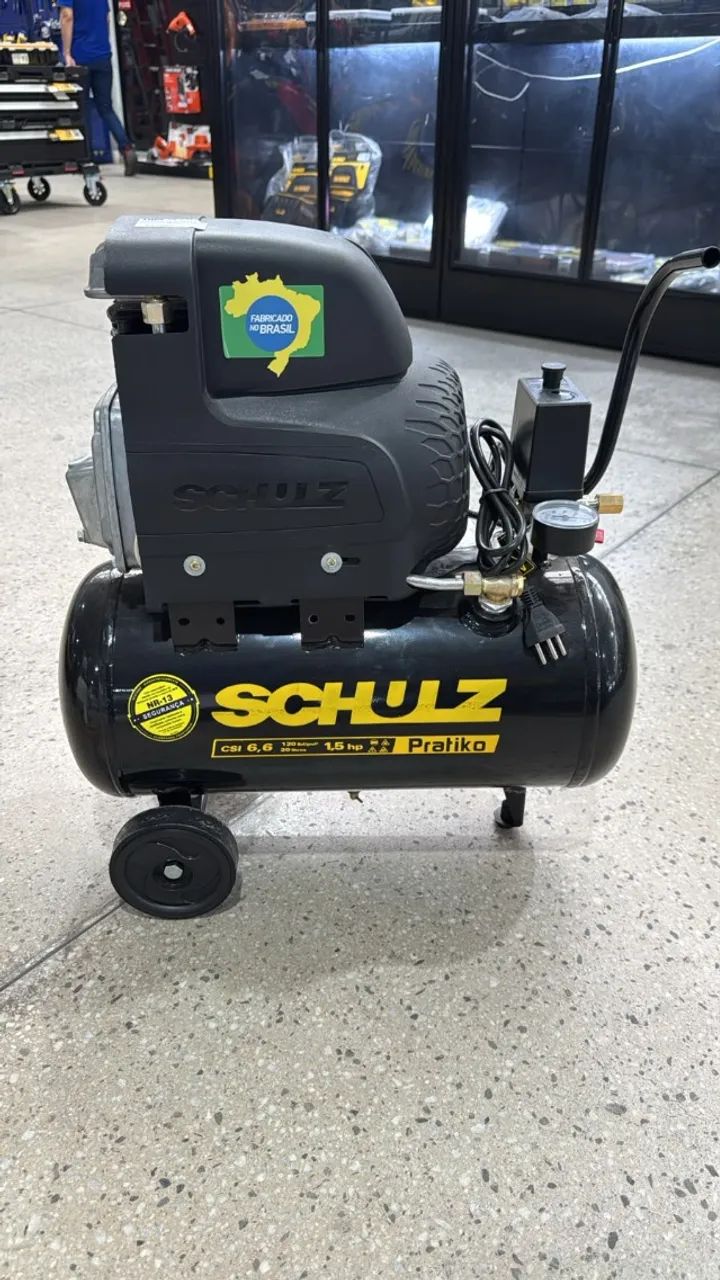 COMPRESSOR DE AR PRATIKO 20L CSI 6,6 1,5CV 220V - SCHULZ