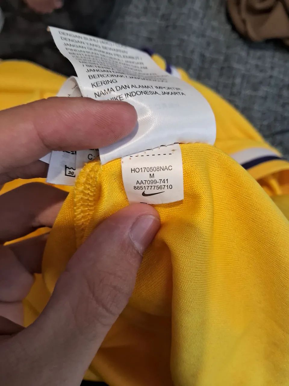 Regata Nike NBA Lakers Kobe Bryant #24 - Original - 75 Anos - Foto 4