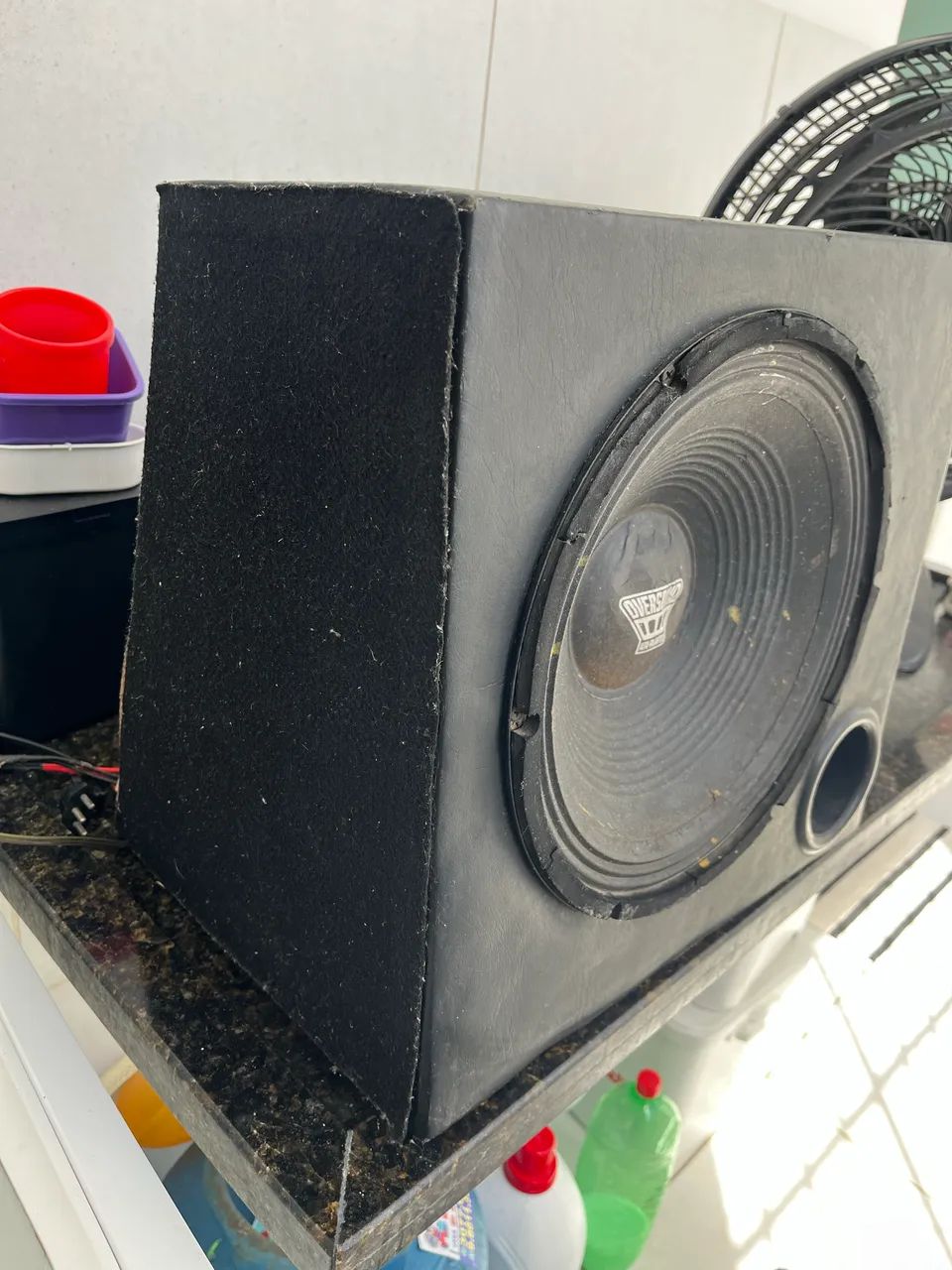Subwoofer Automotivo + Módulo Taramps + Cabos Blindados Y