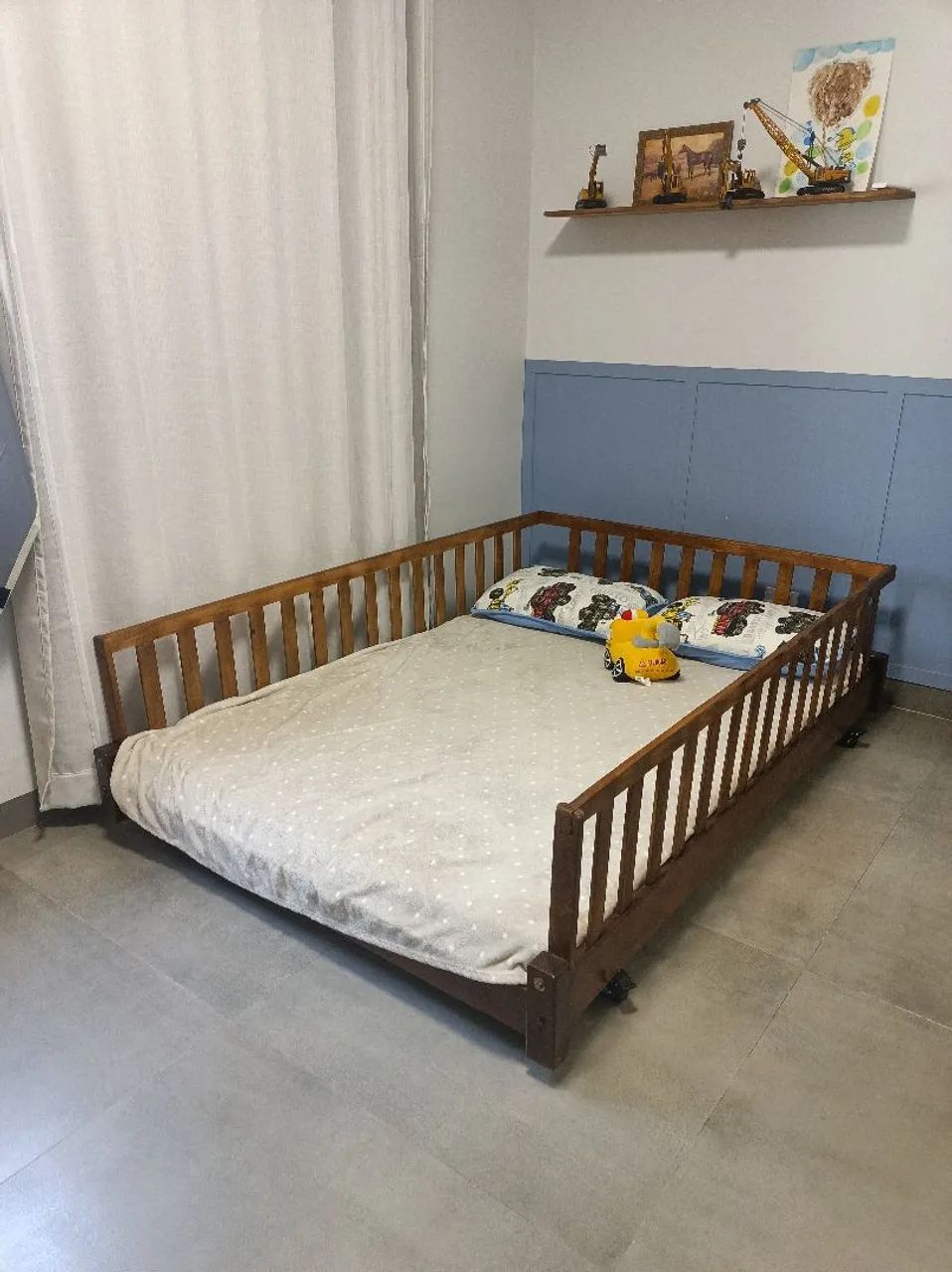 Cama box infantil madeira maciça 