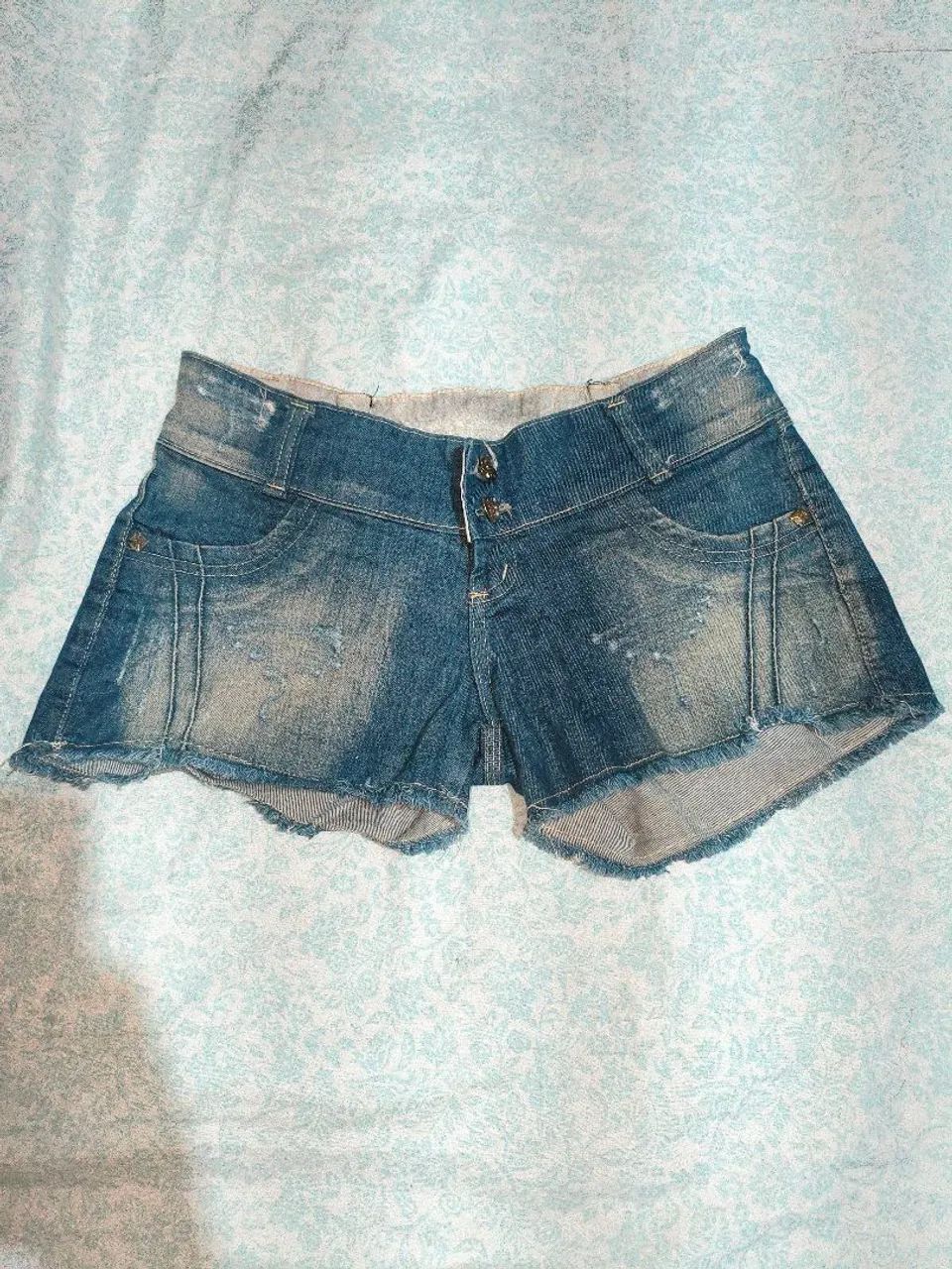 Short curto jeans feminina P
