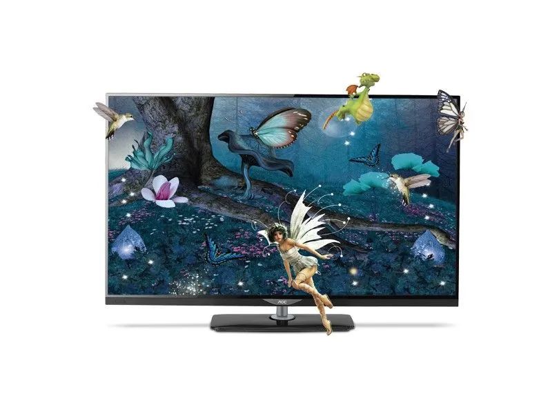 TV LED 3D 39" AOC SÉRIE 7000 FULL HD 2 HDMI LE39D7430 - Foto 6