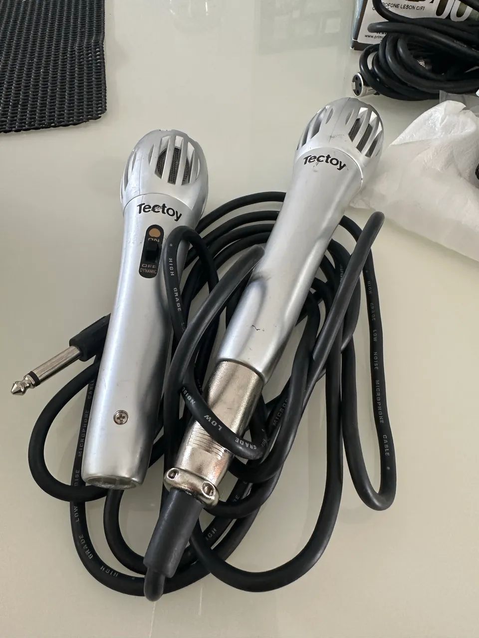 Kit 4 Microfones profissional 2 são novos Ls300 e 2 tectoy usado  - Foto 3