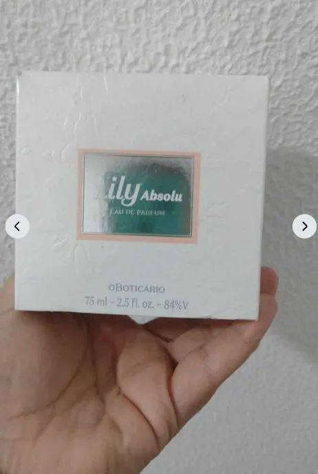 Perfume Lily absolut boticário 