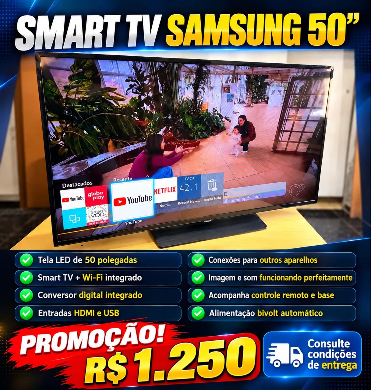 Smart TV Samsung 50
