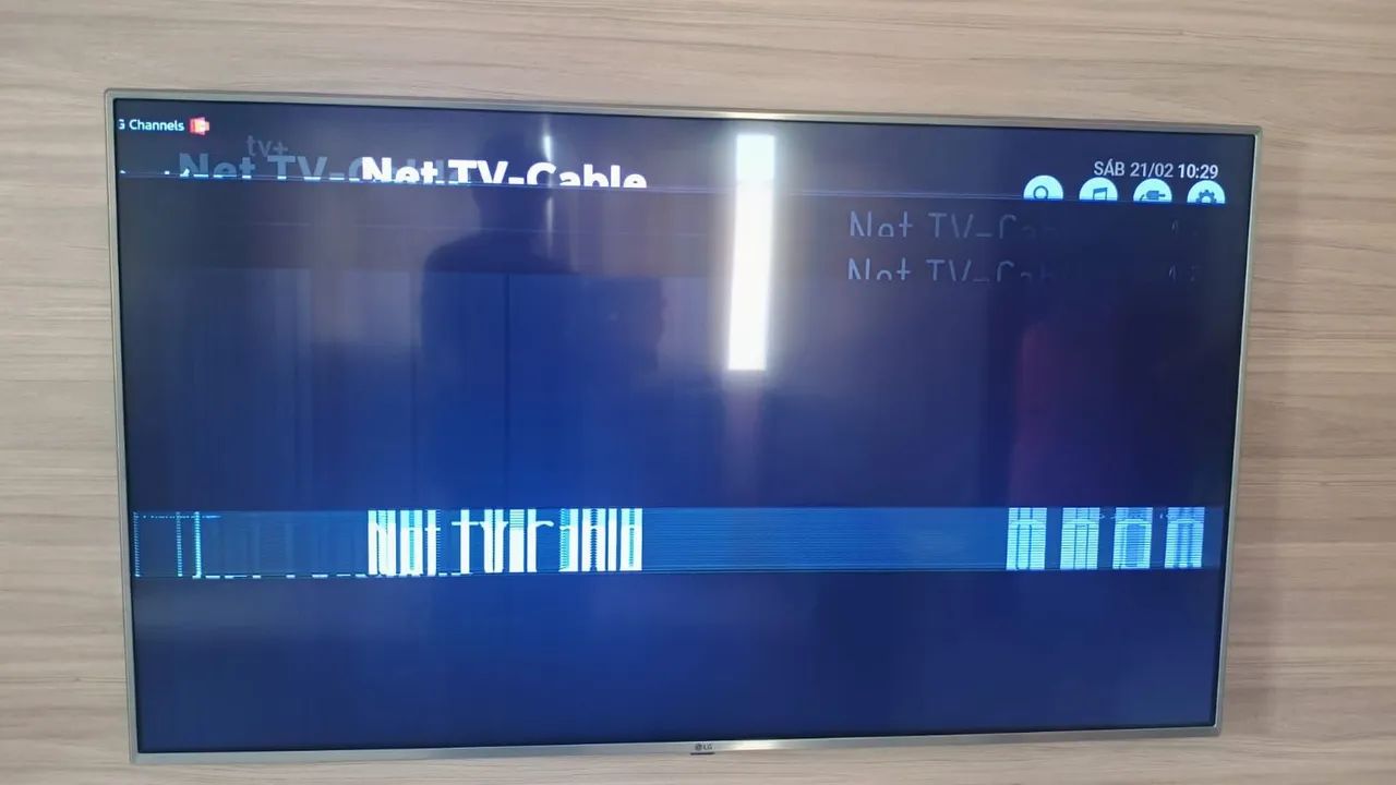 Tv lg 55 Polegadas com defeito no Estado! 