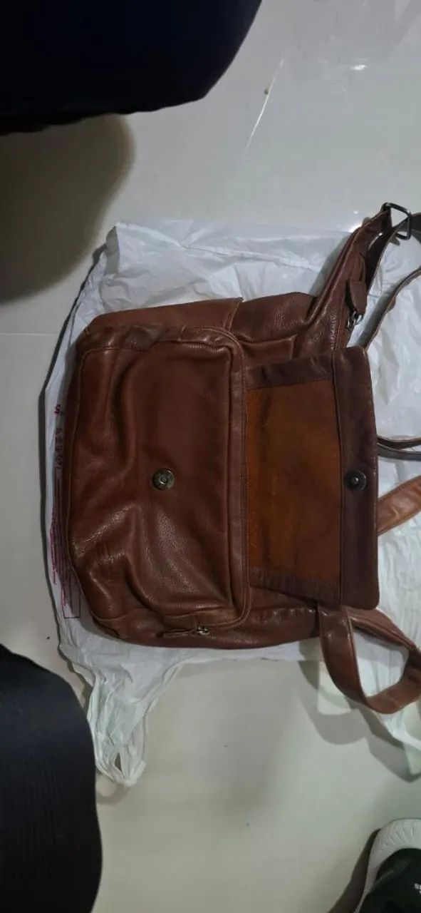 Bolsa de couro italiano  - Foto 3