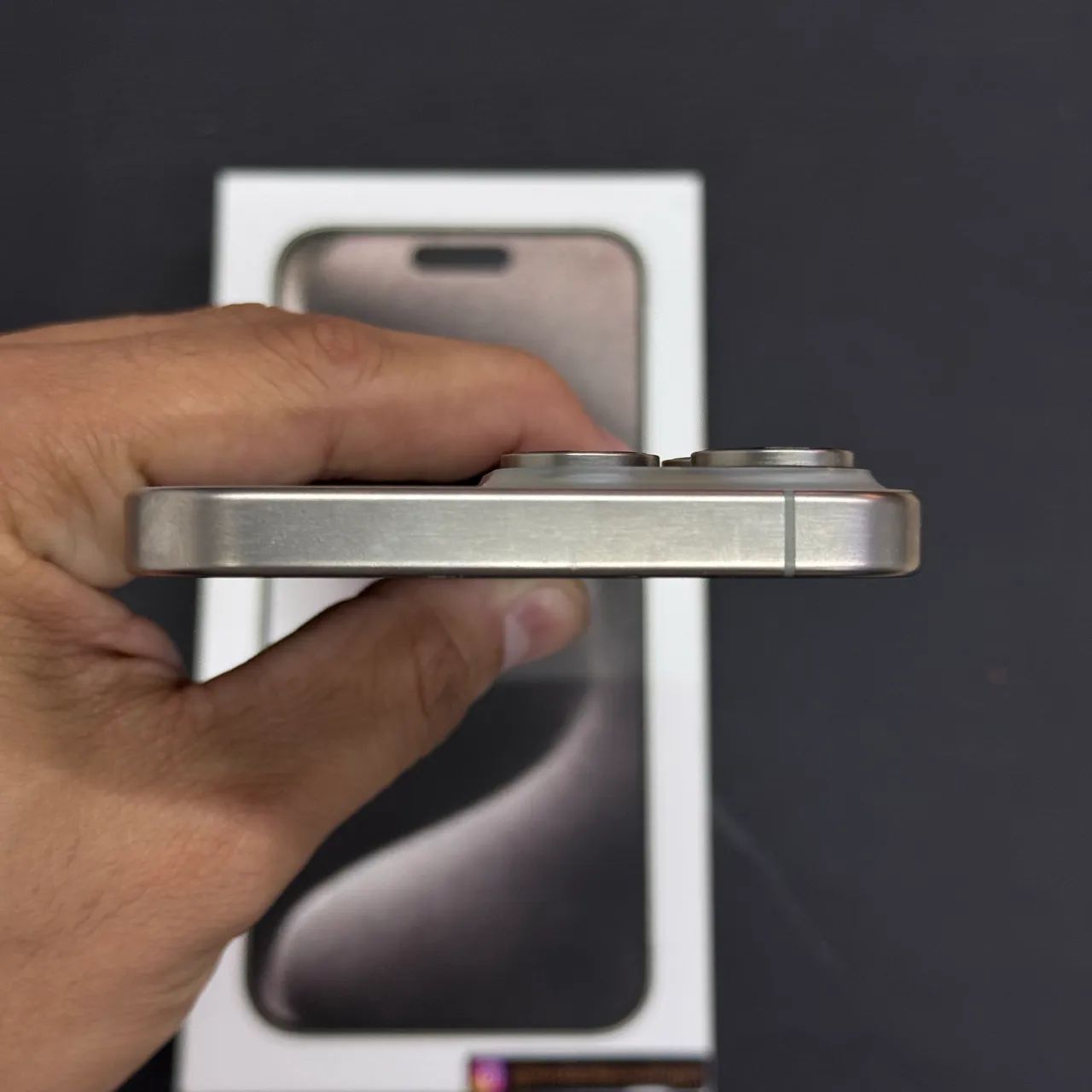 IPHONE 15 PRO MAX 256GB NATURAL, NOVÍSSIMO E COMPLETO, LOJA FÍSICA