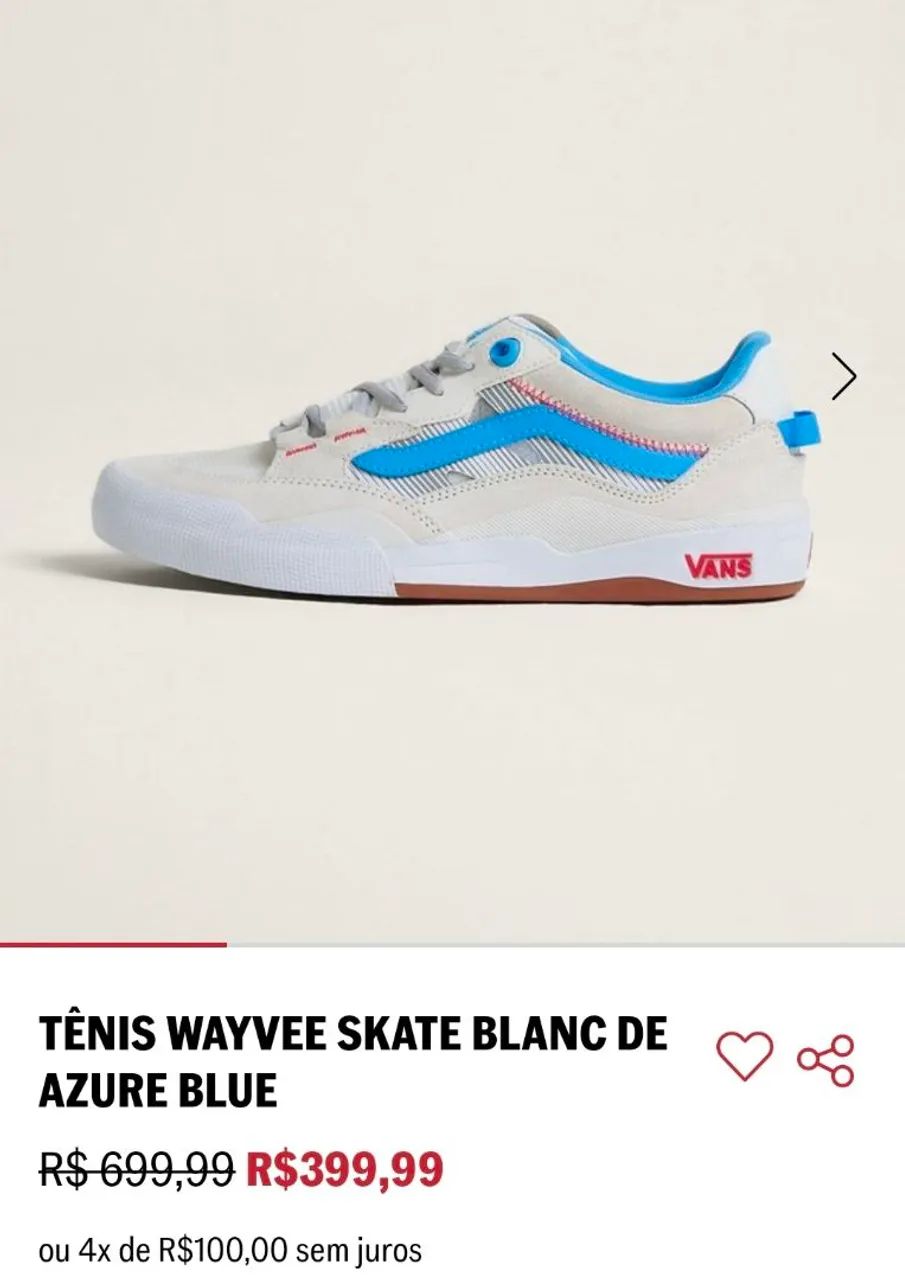 VANS Wayvee 2.0 Branco - PROMOÇÃO - Foto 5