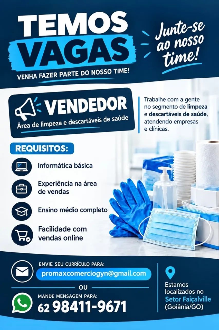 Vaga de Vendedor(a)