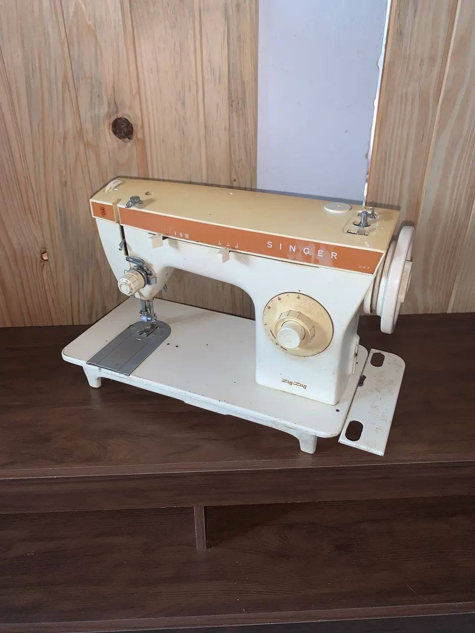 Máquina de Costura Singer Zig Zag 247 Vintage anos 70