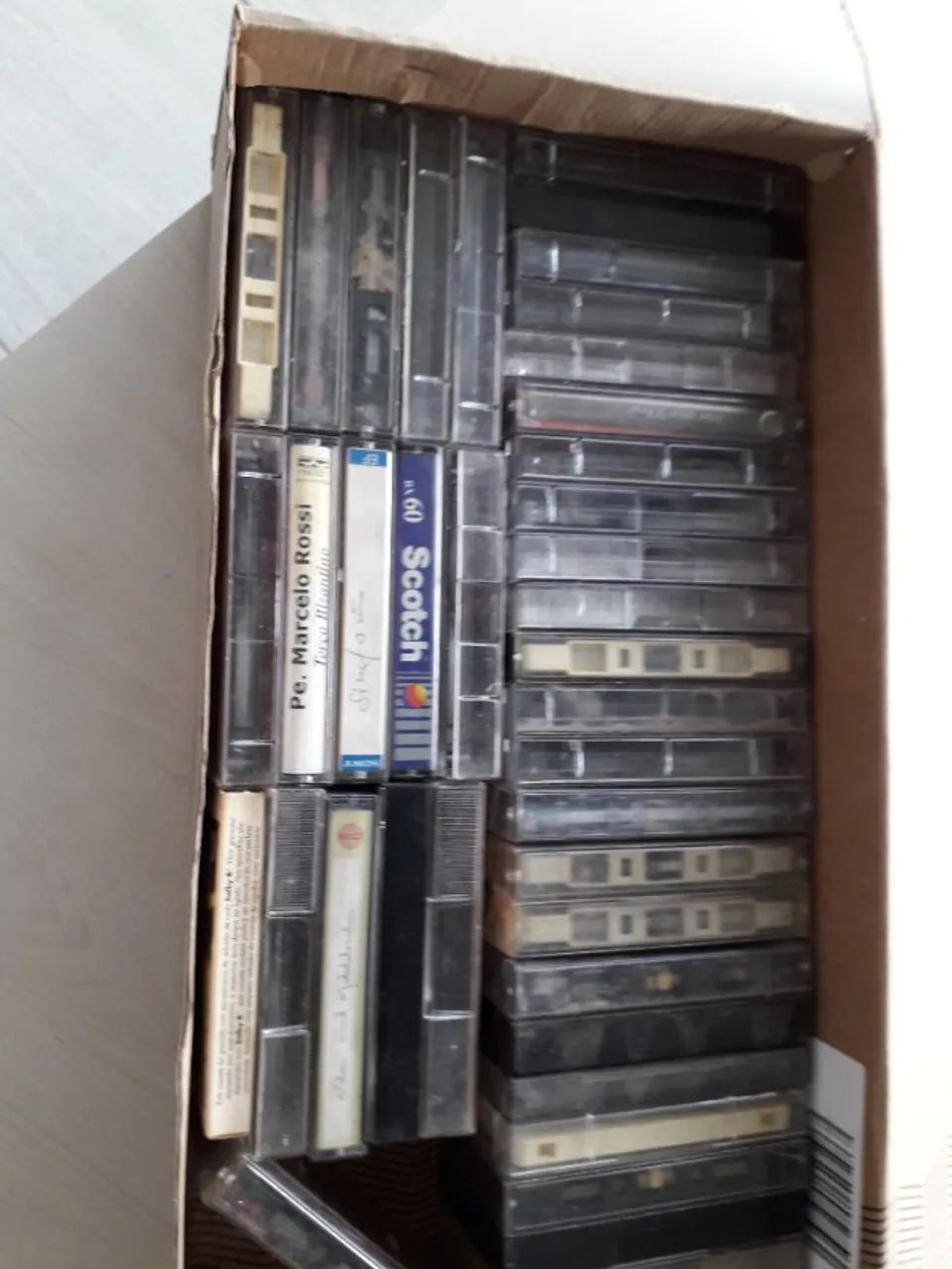 Fitas cassetes comuns C60 usadas  lote com 10 fitas - Foto 3