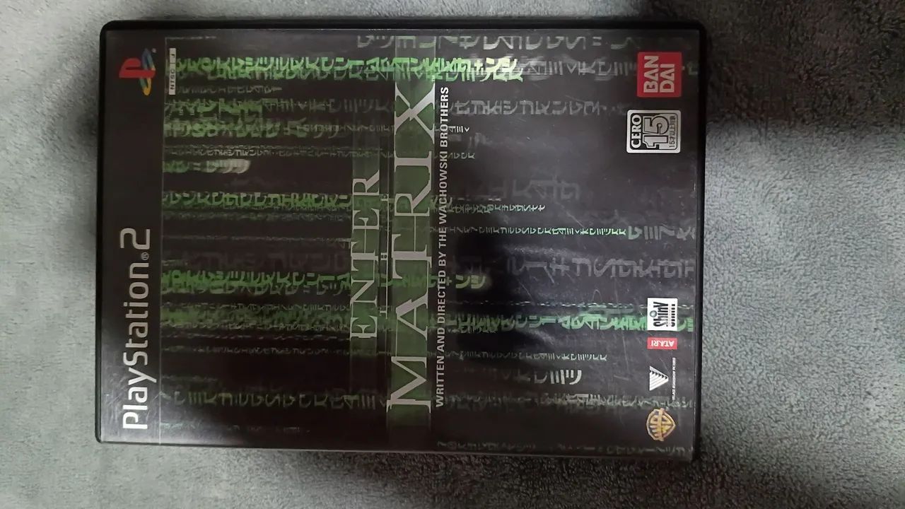 Jogo PS2 Original Japonês - Enter The Matrix - Jogos de Vídeo Game