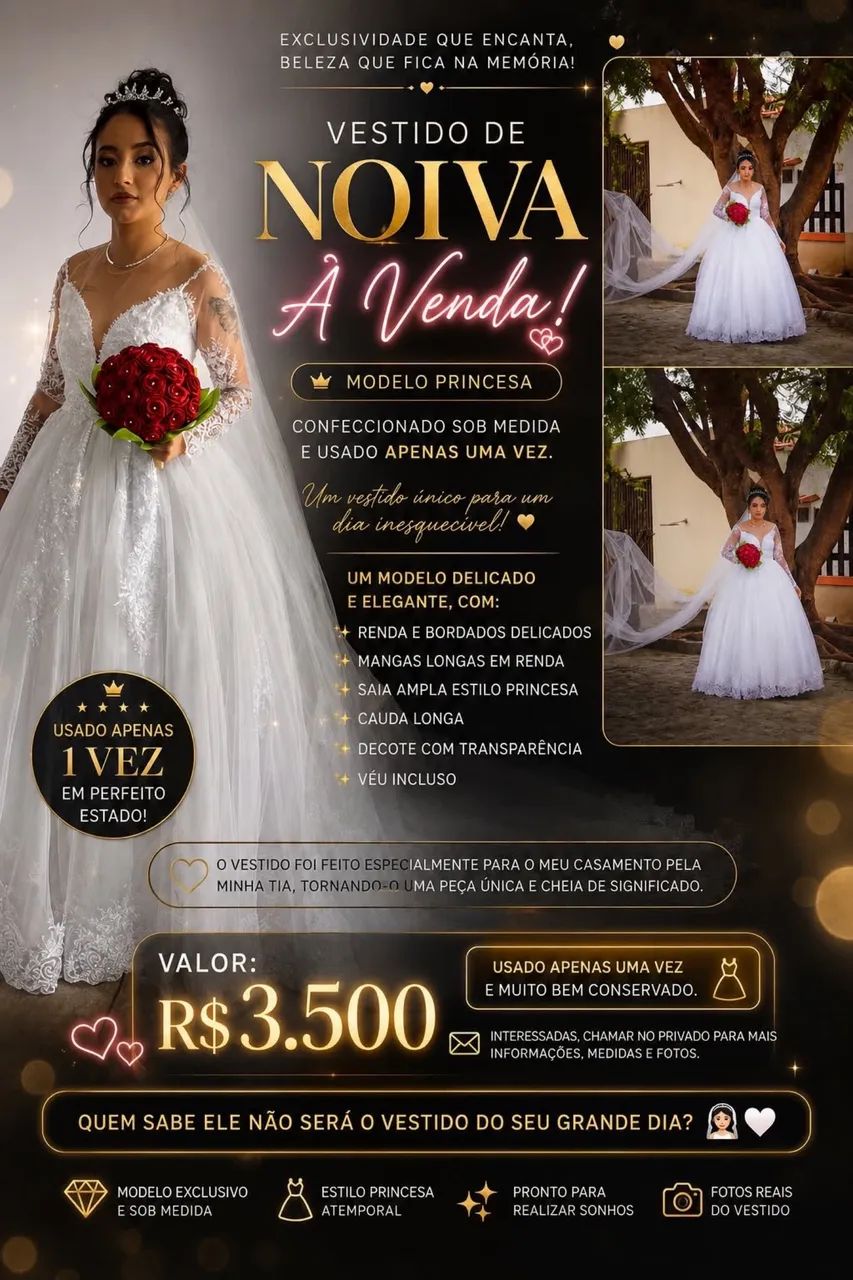 Vestido de noiva  - Foto 2