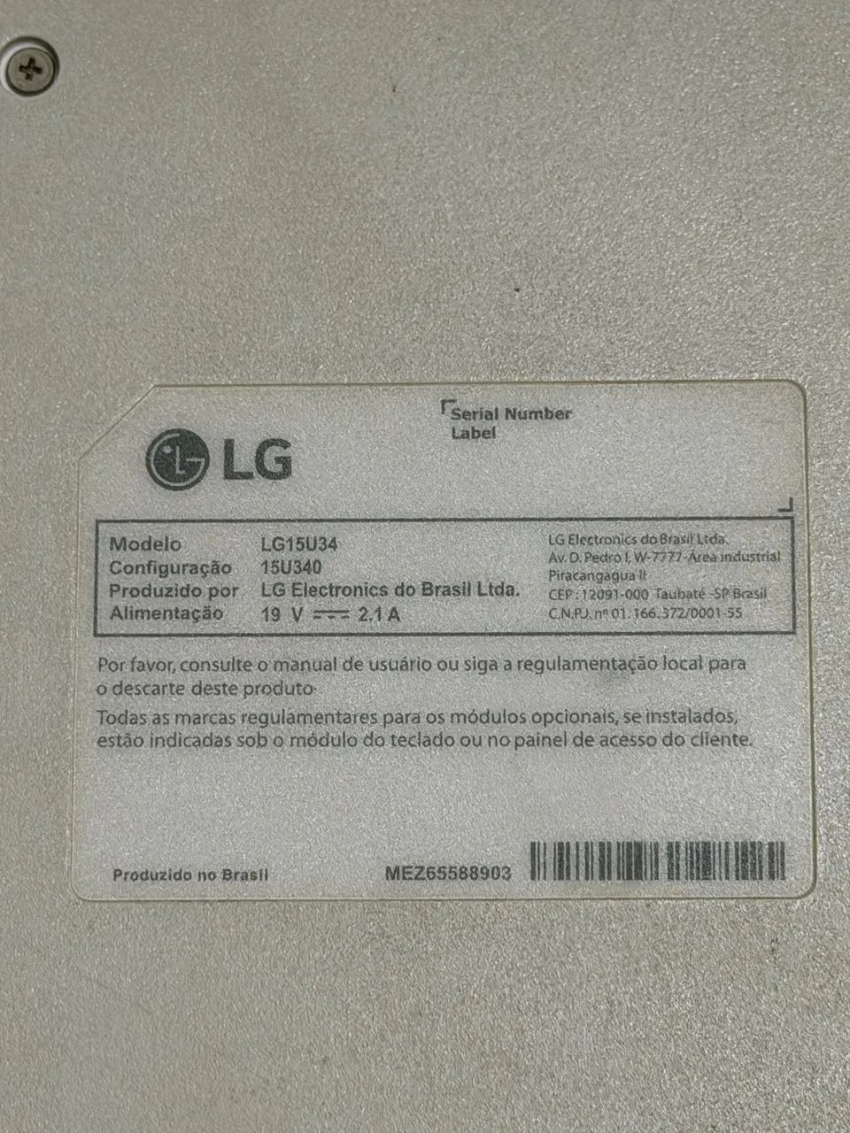 Vendo Notebook LG 15,6? - 4GB RAM / 500GB HD - Foto 4