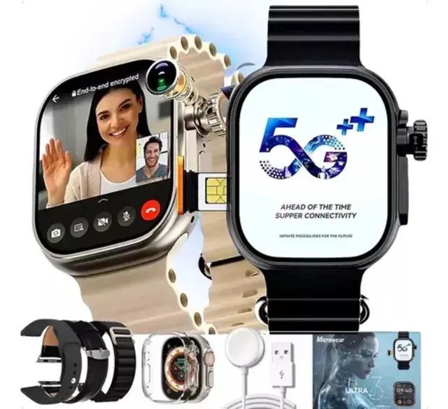 Smartwatch Ultra 3 AI  5G Série 10 100%ORIGINAL Android Chip 16GB e GPS O MAIS POTENTE!!!! - Foto 5