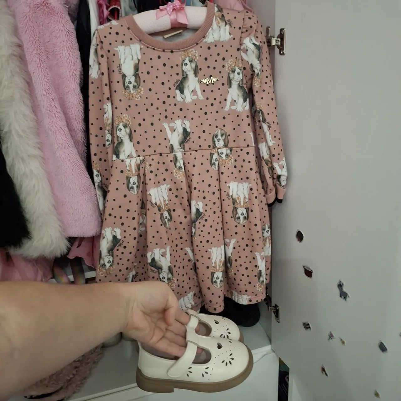 Lotinho vestidos e sapatos menina - Foto 4