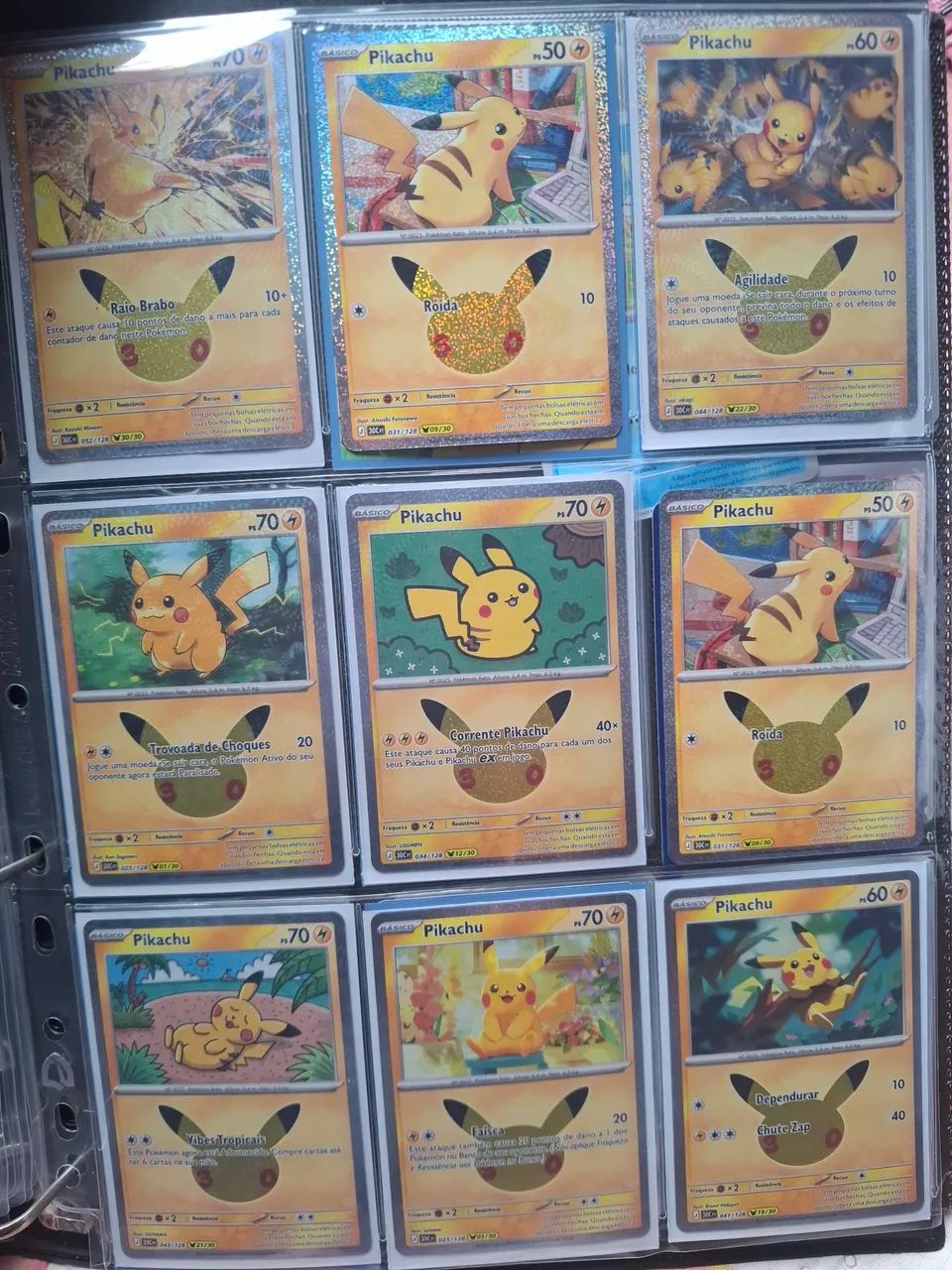 18 pikachus 30 anos
