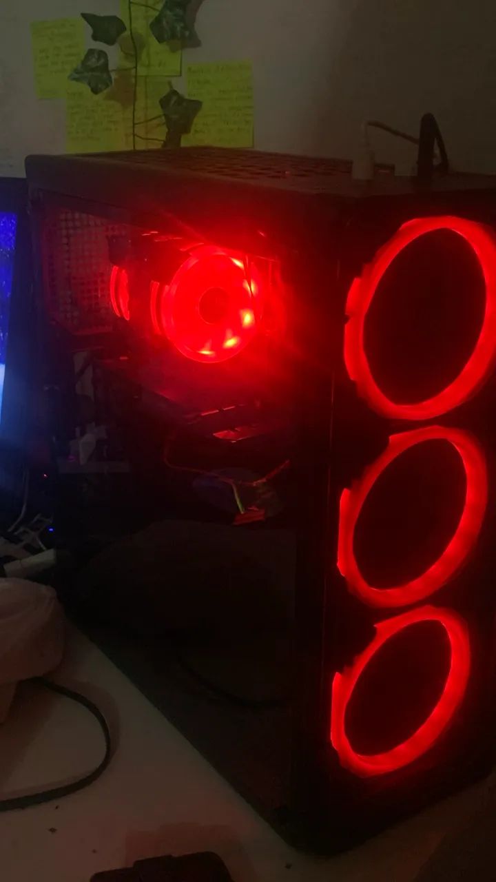 Gabinete culer com 3 fans rgb com controle  - Foto 3
