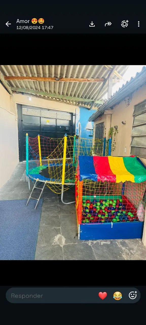 Pula pula piscina de bolinha retirar no local 