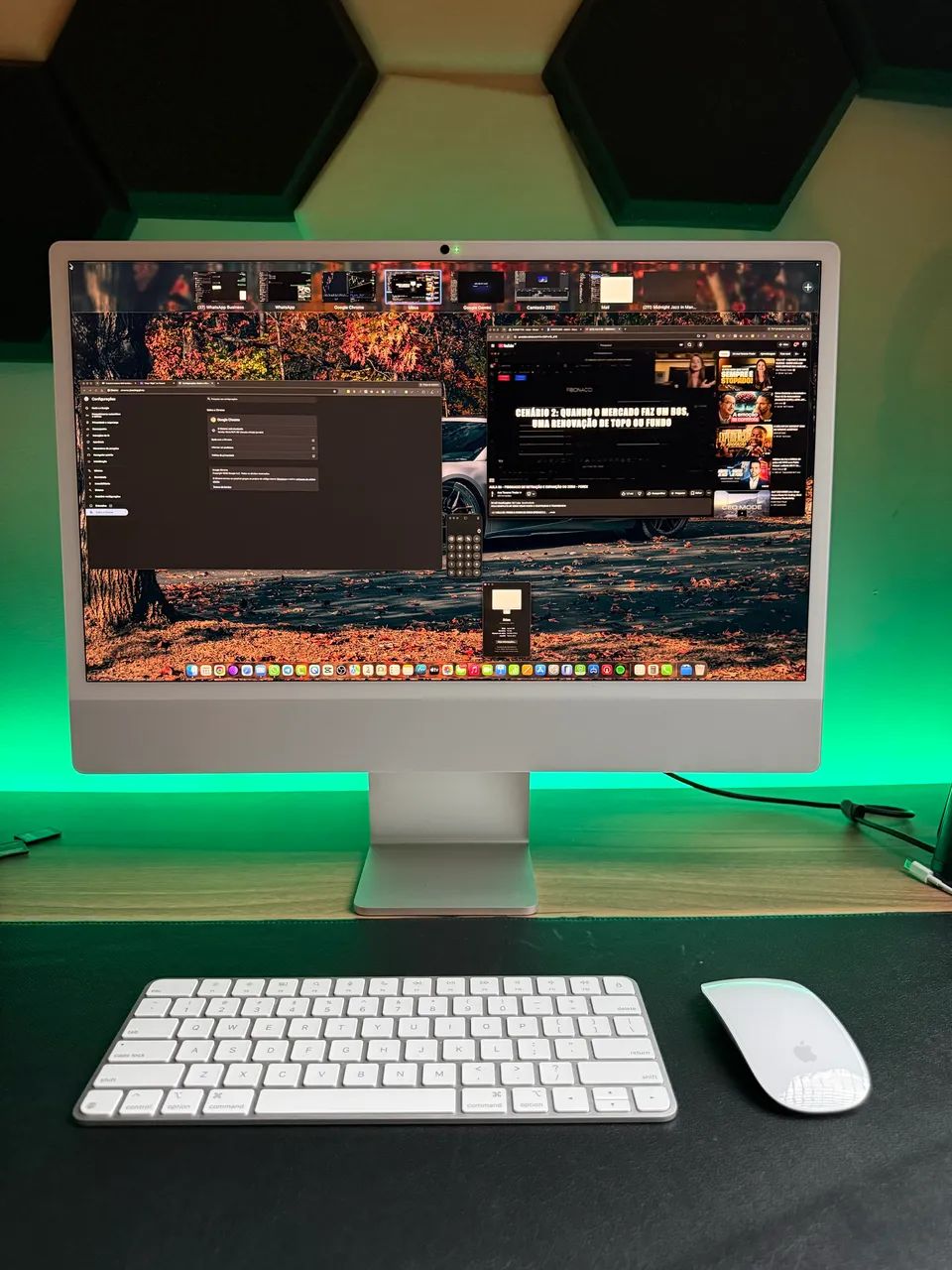 iMac Apple M4 24 polegadas 16GB 256GB Na Caixa - estado de novo