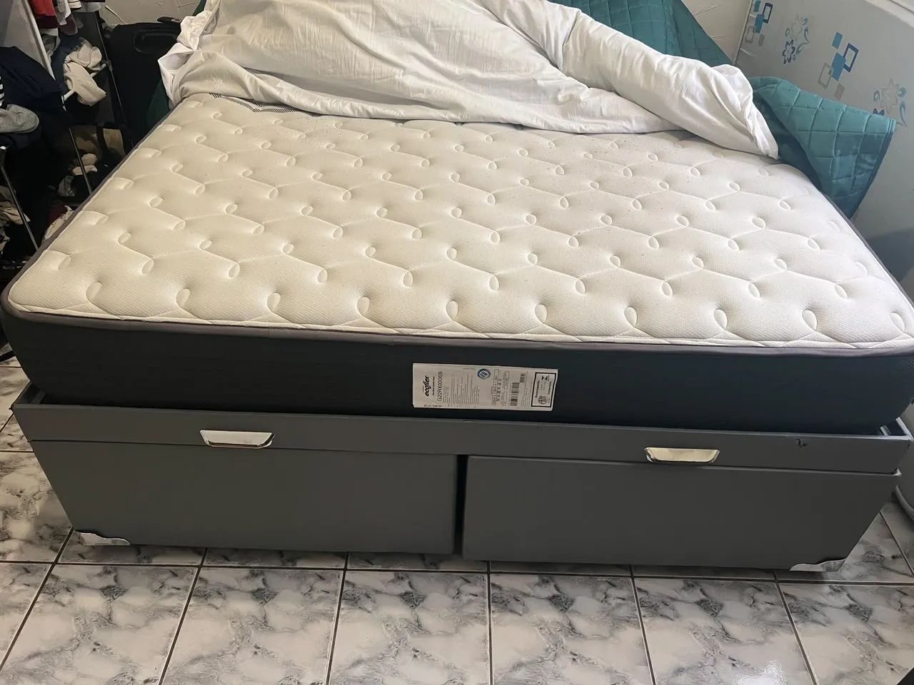 Cama Queen | Colchoão Ecoflex e box baú - Foto 2