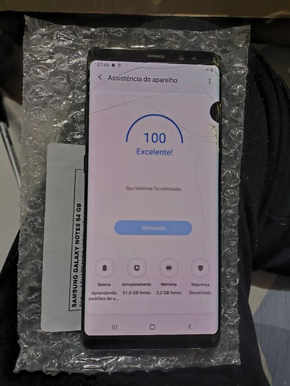 Samsung note 8 com detalhes mas funciona normal  - Foto 4
