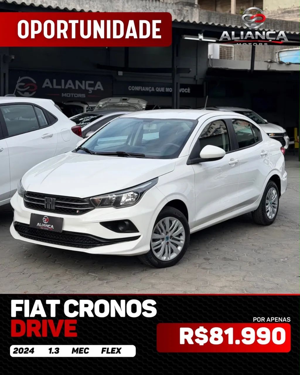 Fiat Cronos Drive 1.3 8V Flex 2024