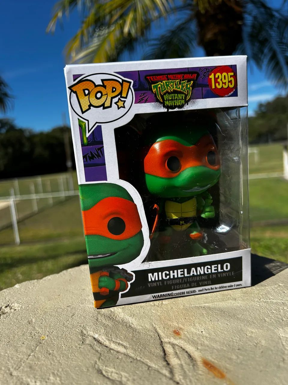 Funko pop Michelângelo Tartarugas Ninja com caixa  - Foto 2