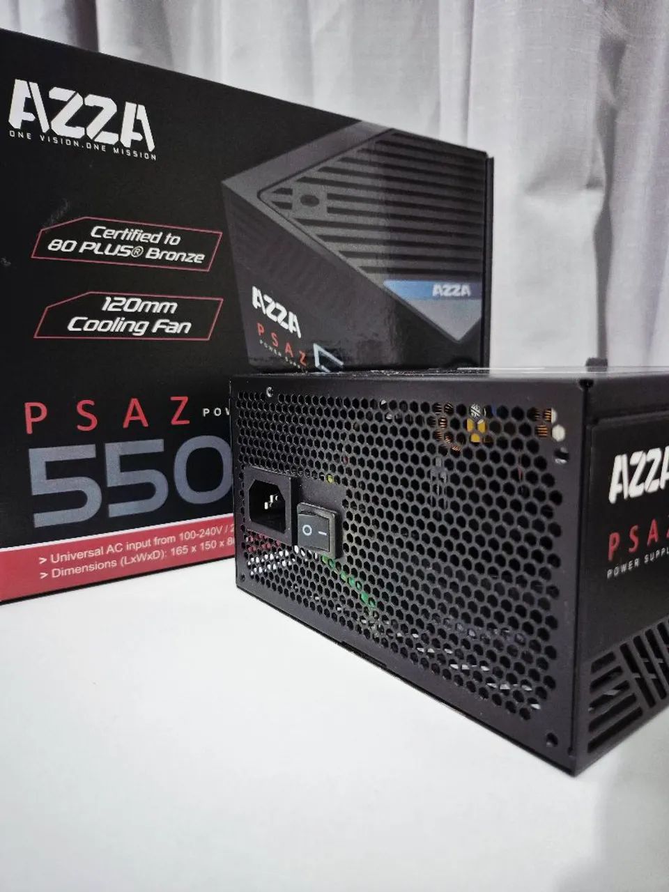 Fonte 550w AZZA 80 plus bronze - Peças de Hardware - Jardim