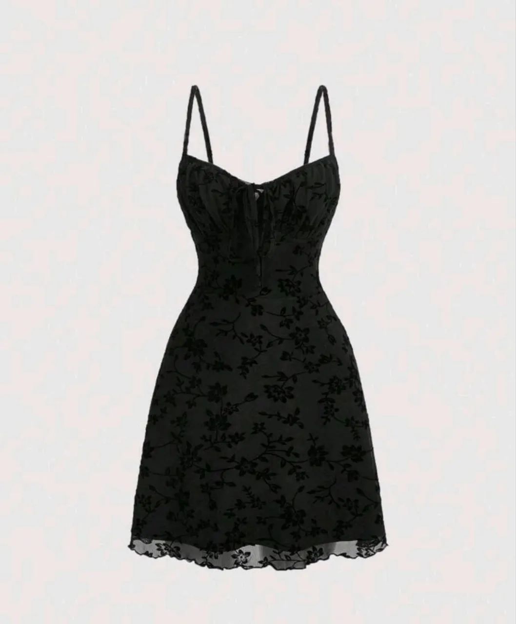Vestido Floral com Tule - Nunca Usado  - Foto 2