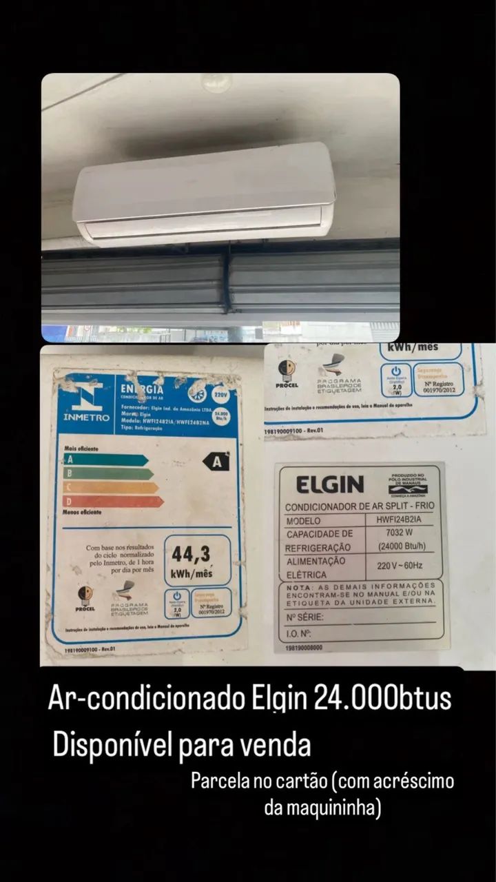 Ar condicionado 24.000 btus - Foto 5