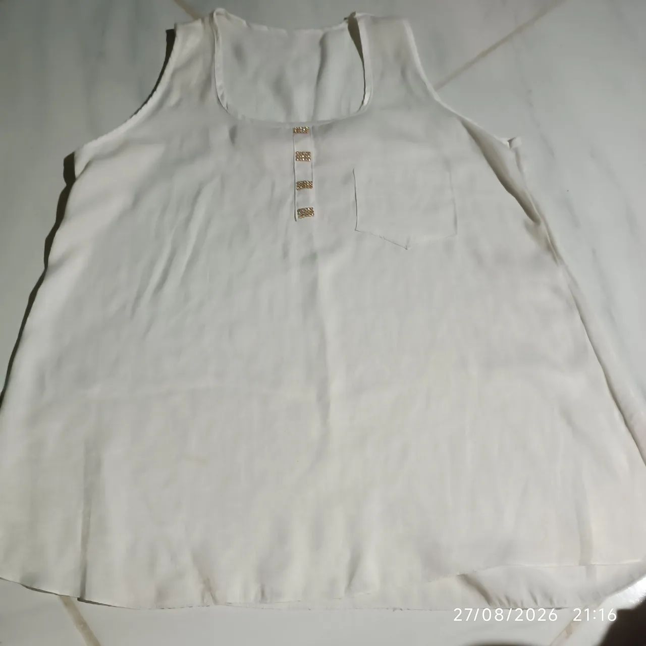 Camiseta branca feminina 
