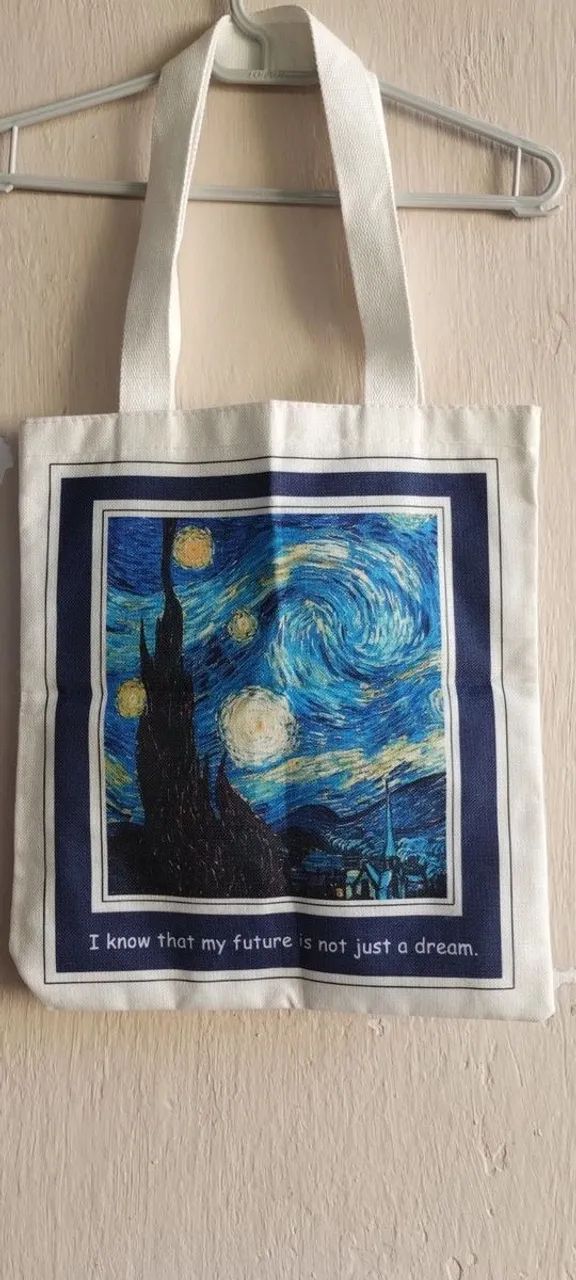 Bolsa Sacola / Ecobag Van Gogh "A Noite Estrelada" | Nova - Foto 3