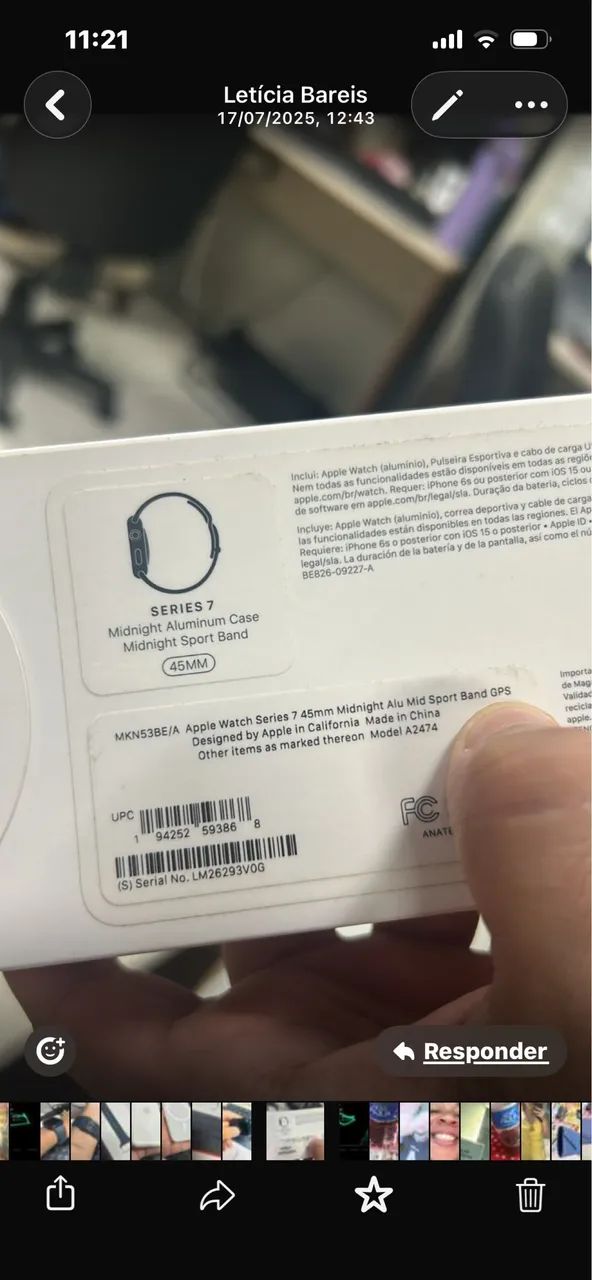 Relógio Apple Whatch Série 7 - Foto 4