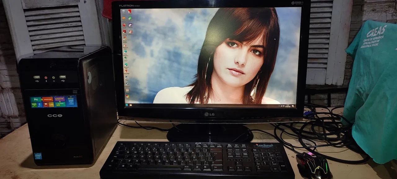Mini computador completo com monitor de 23 polegadas  - Foto 4